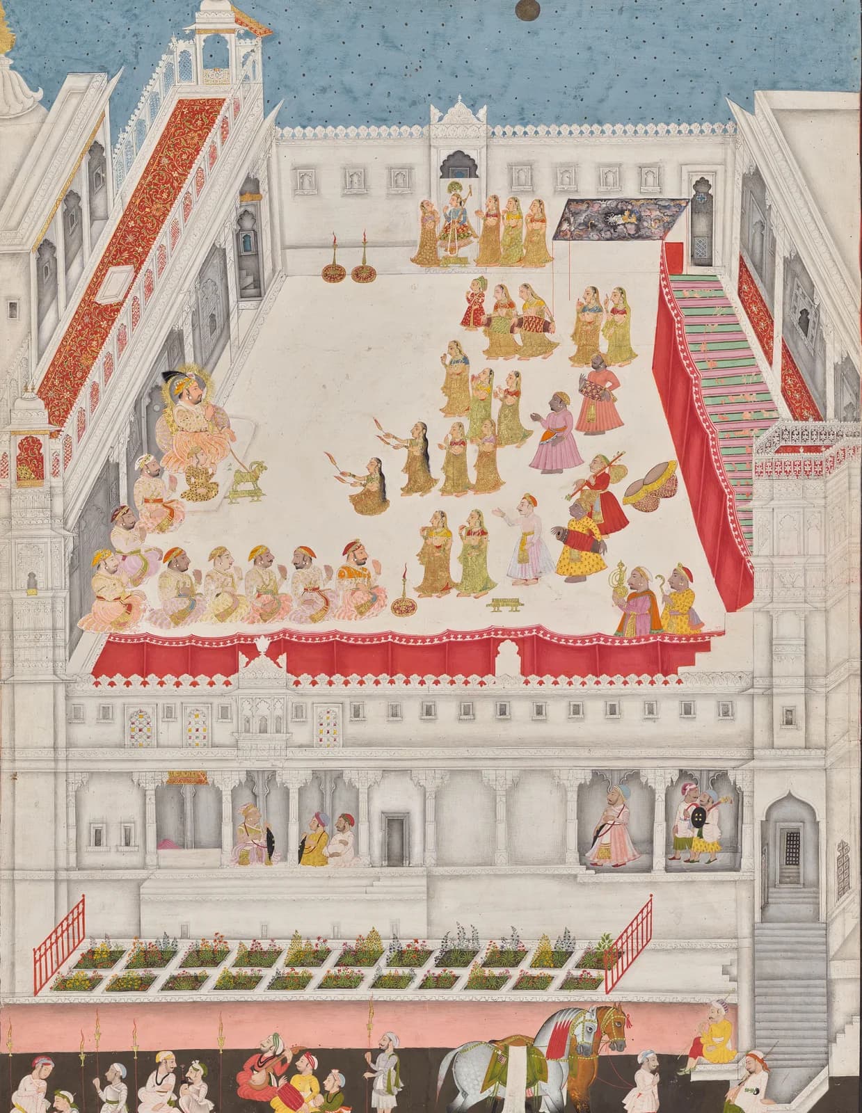 Maharana Jagat Singh Attending a Raslila