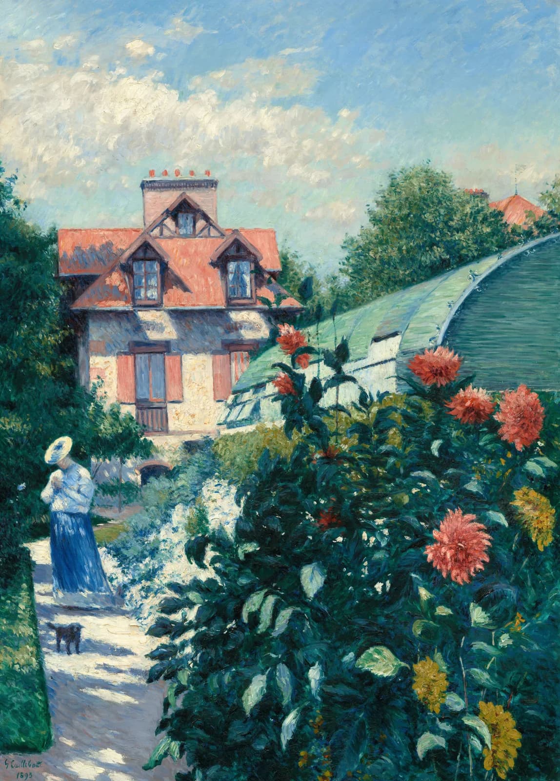 Dahlias, Garden at Petit Gennevilliers